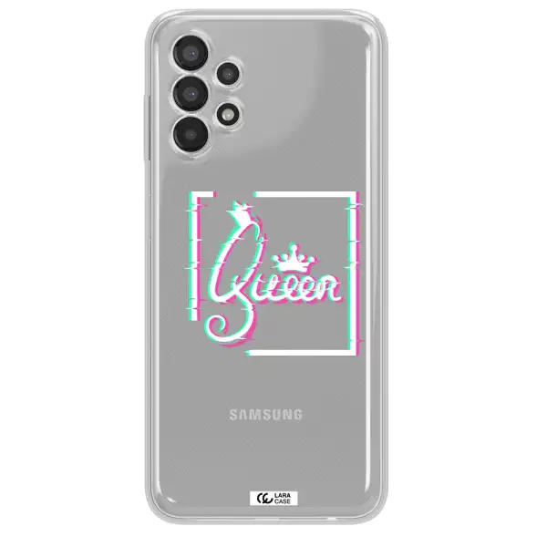 Queen Samsung A13 Clear TPU Case