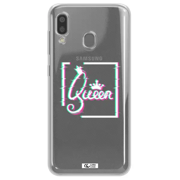 Queen Samsung A20 Clear TPU Case