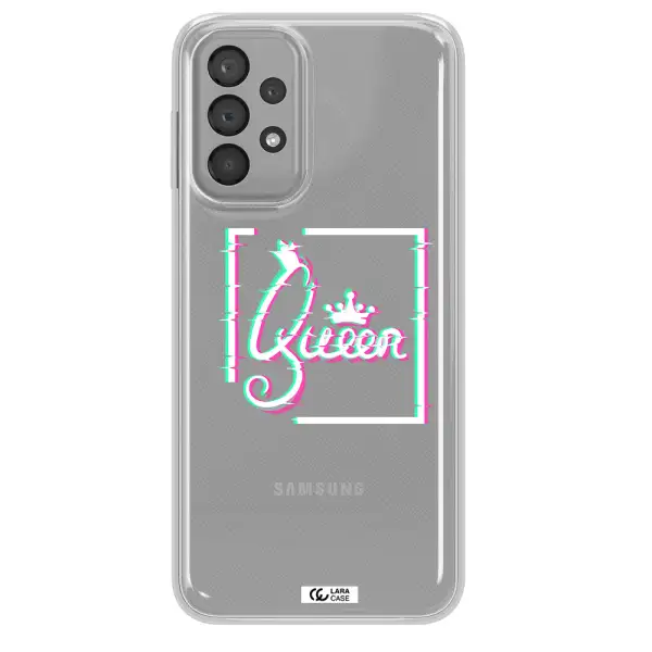 Queen Samsung A23 Clear TPU Case