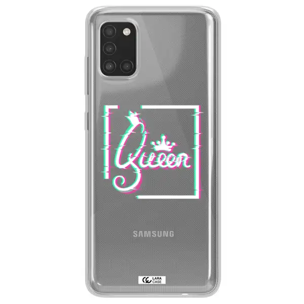 Queen Samsung A31 Clear TPU Case