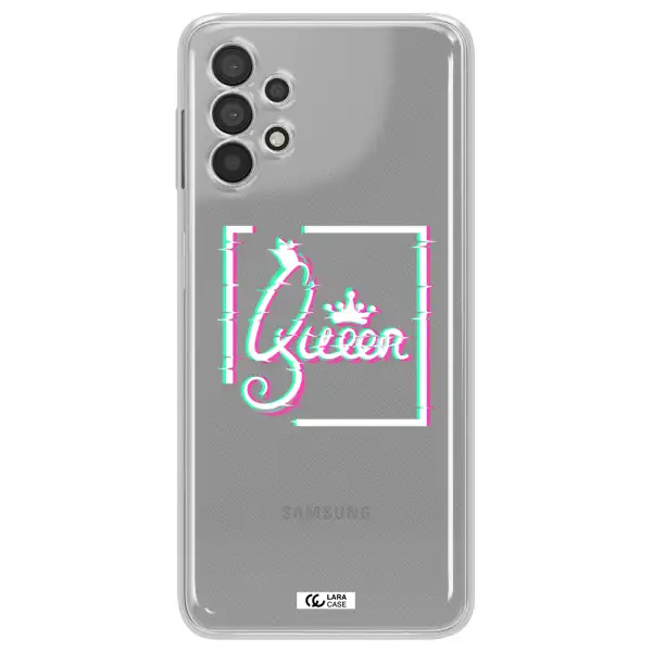 Queen Samsung A32 4G Clear Tpu Case