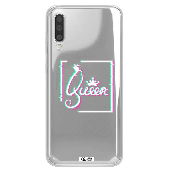 Queen Samsung A50 Clear TPU Case