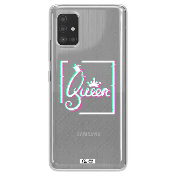 Queen Samsung A51 Clear TPU Case