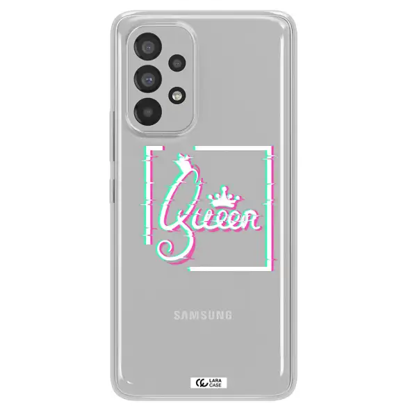 Queen Samsung A53 Clear TPU Case