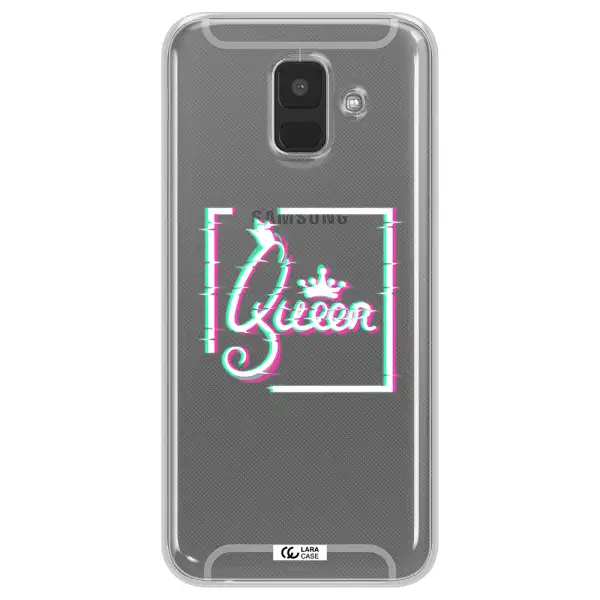 Queen Samsung A6 Clear TPU Case