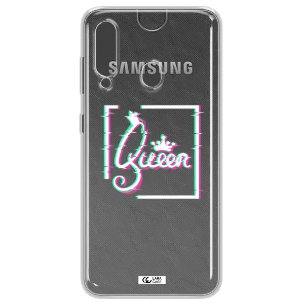 Queen Samsung A60 Clear TPU Case