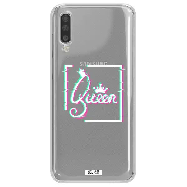 Queen Samsung A70 Clear TPU Case