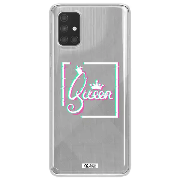 Queen Samsung A71 Clear TPU Case