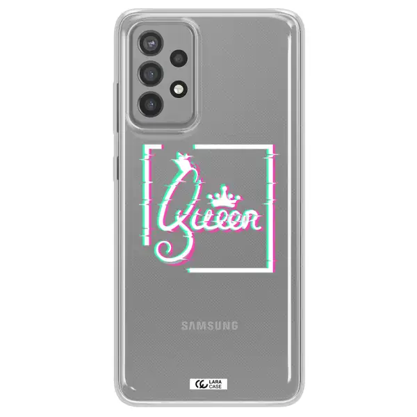 Queen Samsung A72 Clear TPU Case