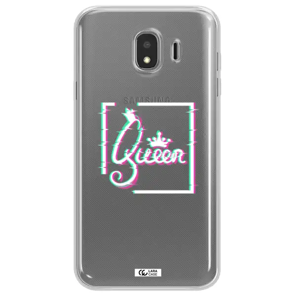 Queen Samsung J4 Clear TPU Case