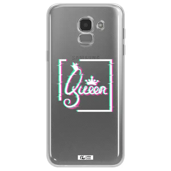 Queen Samsung J6 Clear TPU Case