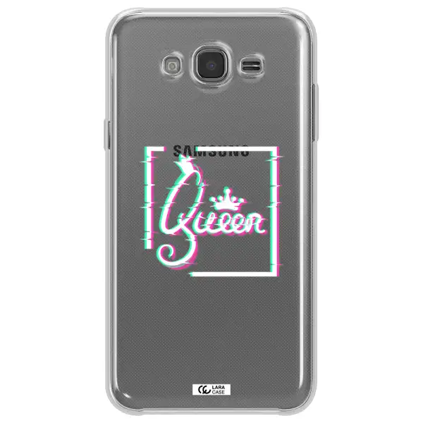 Queen Samsung J7 2015 Clear TPU Case
