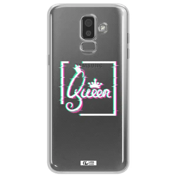 Queen Samsung J8 Clear TPU Case