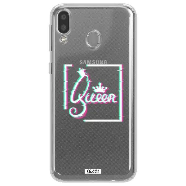 Queen Samsung M20 Clear TPU Case