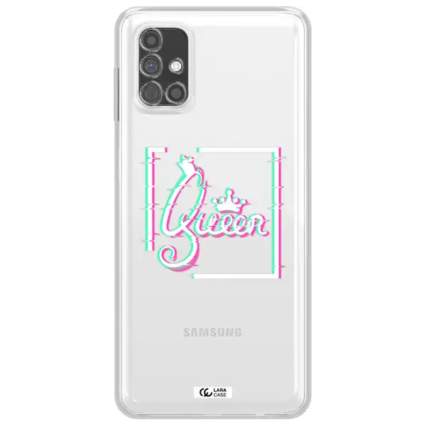 Queen Samsung M51 Clear TPU Case