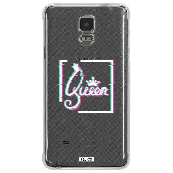 Queen Samsung Note 4 Clear TPU Case