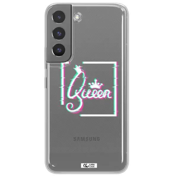 Queen Samsung S 22 Plus Clear TPU Case