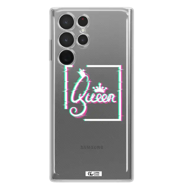 Queen Samsung S 22 Ultra Clear TPU Case