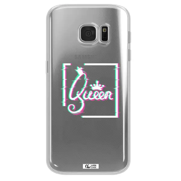 Queen Samsung S 7 Clear TPU Case