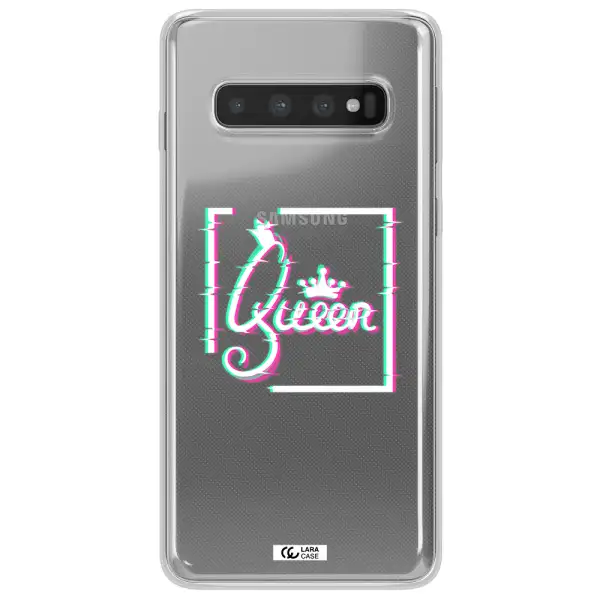 Queen Samsung S10 Clear TPU Case