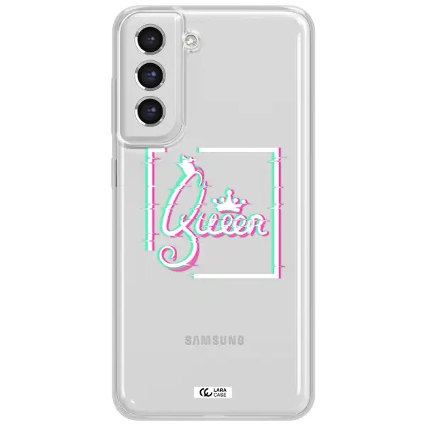 Queen Samsung S21 Fe Clear Tpu Case