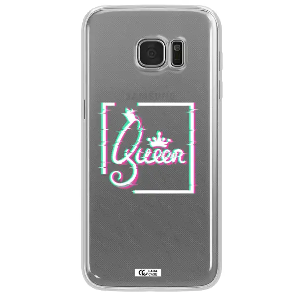 Queen Samsung S7 Edge Clear TPU Case