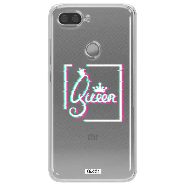 Queen Xiaomi Mi 8 Lite Clear TPU Case