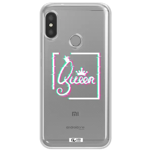 Queen Xiaomi Redmi 6 Pro Clear TPU Case