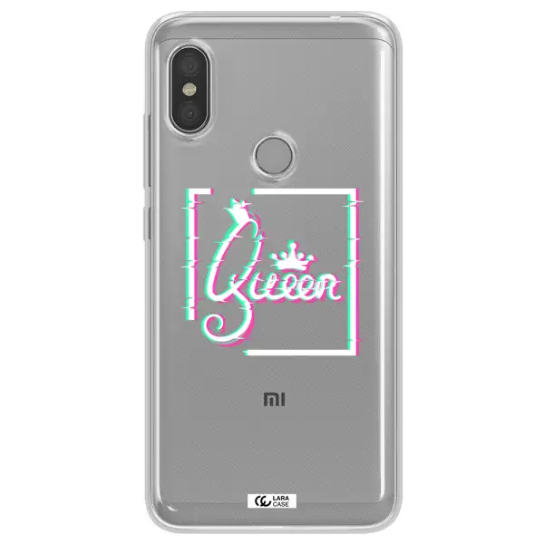 Queen Xiaomi Redmi Note 6 Pro Clear TPU Case