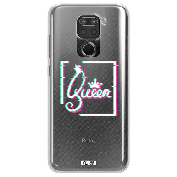 Queen Xiaomi Redmi Note 9 Clear TPU Case