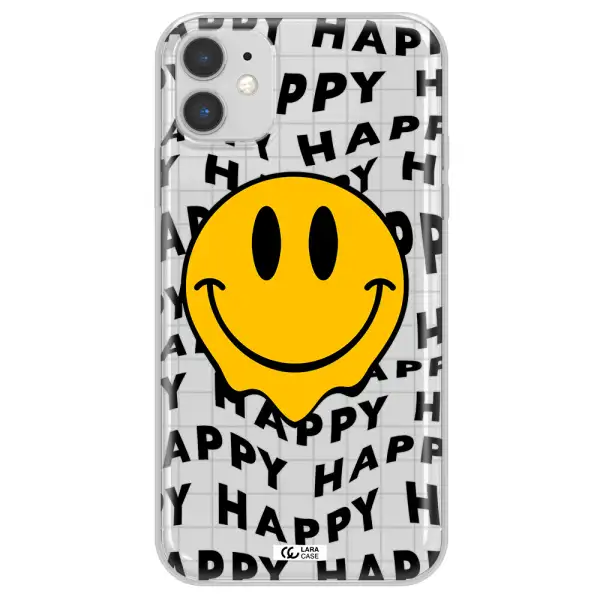 Happy Emoji Apple iPhone 11 Clear TPU Case
