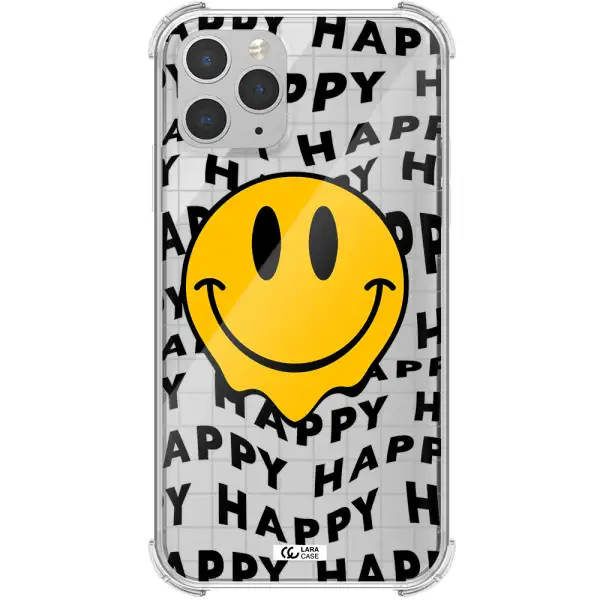Happy Emoji Apple iPhone 11 pro Clear PC Case