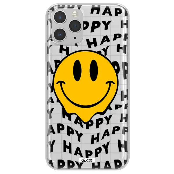 Happy Emoji Apple iPhone 11 pro max Clear TPU Case