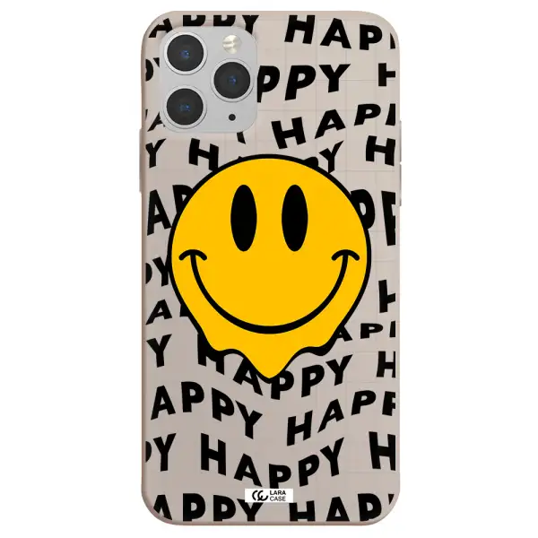 Happy Emoji Apple iPhone 11 pro max Silicone Stone Case