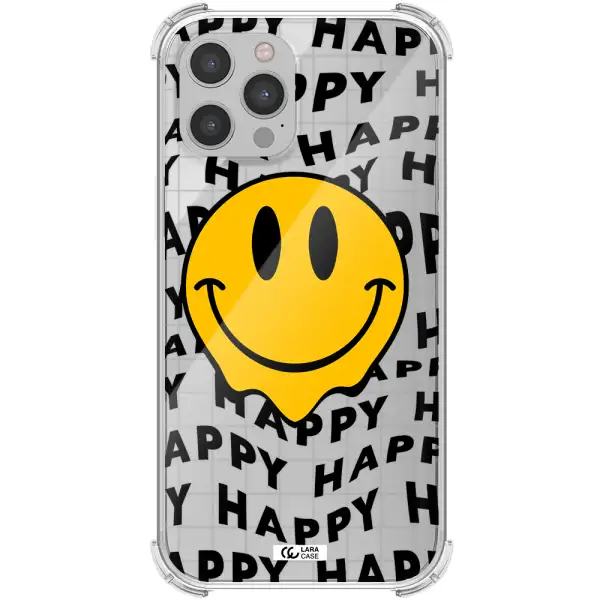 Happy Emoji Apple iPhone 12 pro Clear PC Case