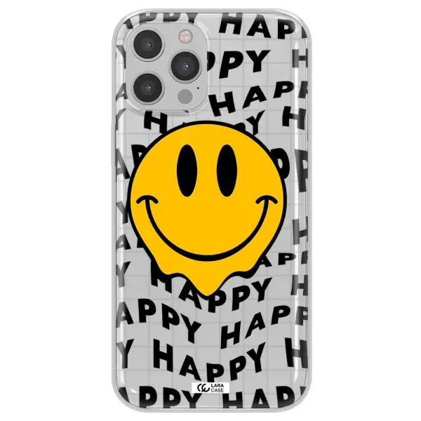 Happy Emoji Apple iPhone 12 pro Clear TPU Case