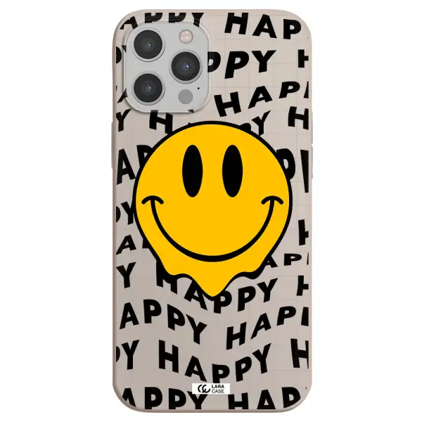 Happy Emoji Apple iPhone 12 pro Silicone Stone Case
