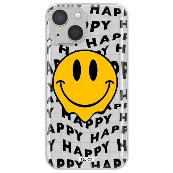 Happy Emoji Apple iPhone 13 mini Clear TPU Case