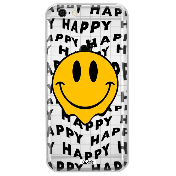 Happy Emoji Apple iPhone 6 Clear TPU Case