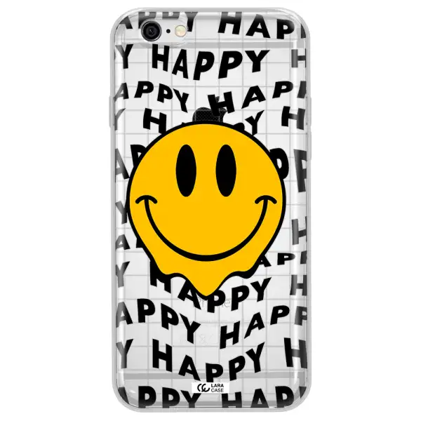 Happy Emoji Apple iPhone 6 plus Clear TPU Case