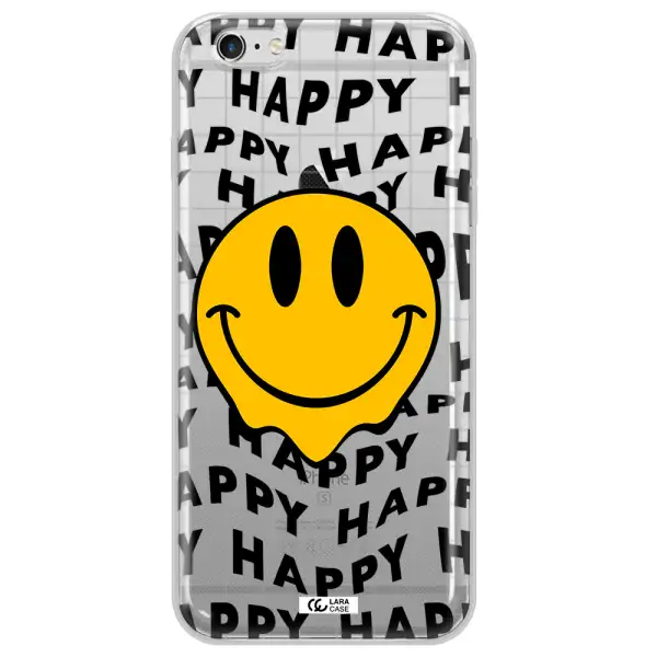 Happy Emoji Apple iPhone 6 s plus Clear TPU Case