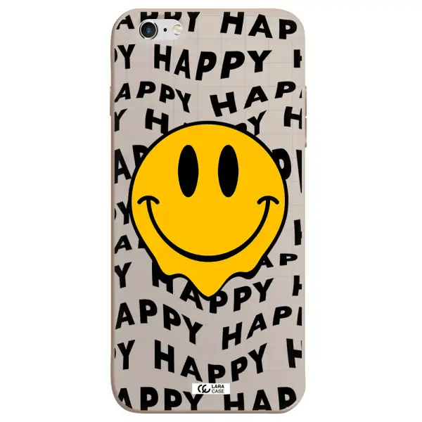 Happy Emoji Apple iPhone 6 s plus Silicone Stone Case
