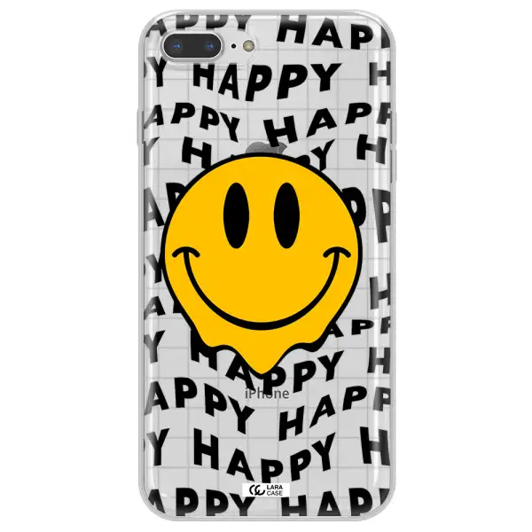 Happy Emoji Apple iPhone 7 plus Clear TPU Case