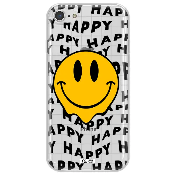 Happy Emoji Apple iPhone 8 Clear TPU Case