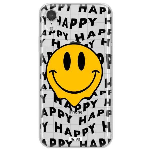 Happy Emoji Apple iPhone XR Clear TPU Case