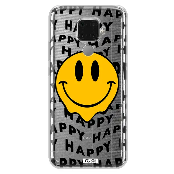 Happy Emoji Huawei Mate 30 Lite Clear TPU Case