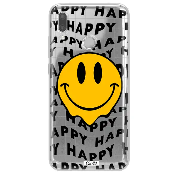 Happy Emoji Huawei P Smart 2019 Clear TPU Case