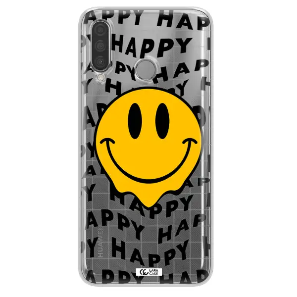 Happy Emoji Huawei P30 Lite Clear TPU Case