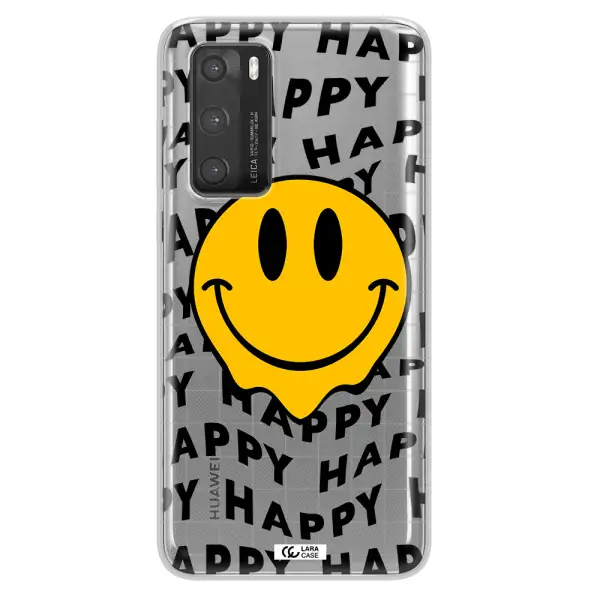 Happy Emoji Huawei P40 Clear TPU Case