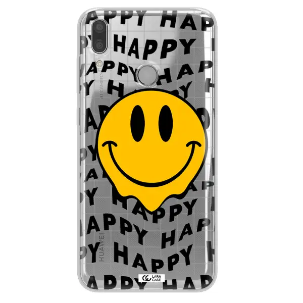 Happy Emoji Huawei Y7 2019 Clear TPU Case